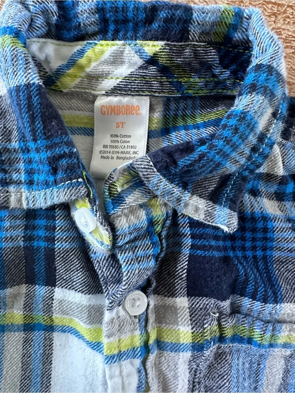 Boys 5T flannel shirts